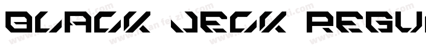 black jeck regular字体转换